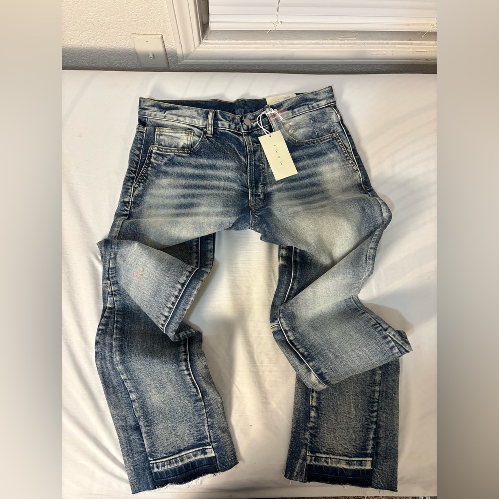 MNML Faded Blue Denim Jeans